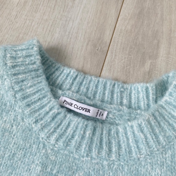 Light Blue Pullover Sweater - Picture 2 of 6
